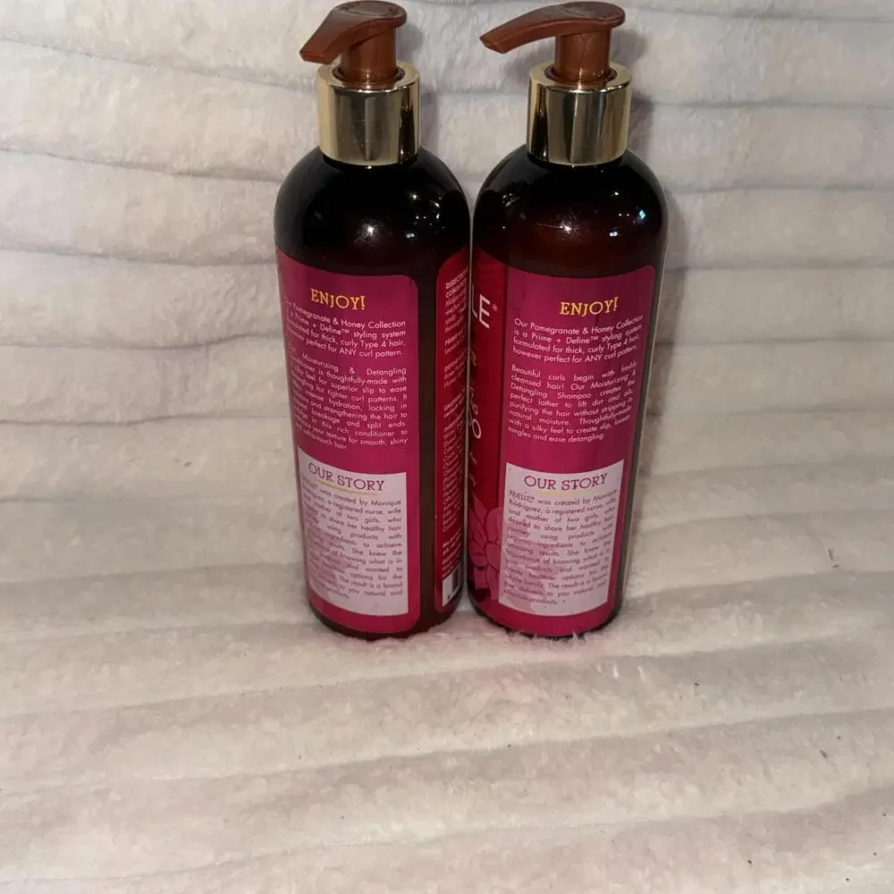 Mielle Shampoo & Conditioner‎ Pomegranate Honey Moisturizing & Detangling Type 4
